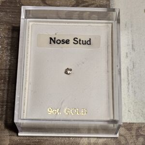 9k Yellow Gold Nose Stud
